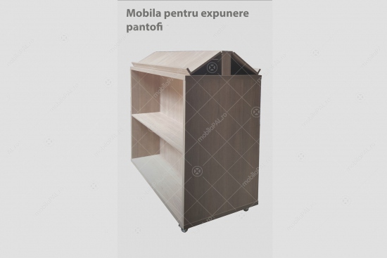 Mobila cu roti pentru expunere pantofi 