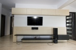 Living incastrat cu perete fals din pal