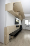 Living incastrat cu perete fals din pal