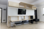 Living incastrat cu perete fals din pal