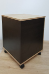 Rollbox cu 3 sertare, Stejar Magia si Stejar Nebraska Natur, 45 x 45 x 60h cm