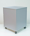 Rollbox cu 3 sertare, Metallic Gray 45 x 45 x 60h cm